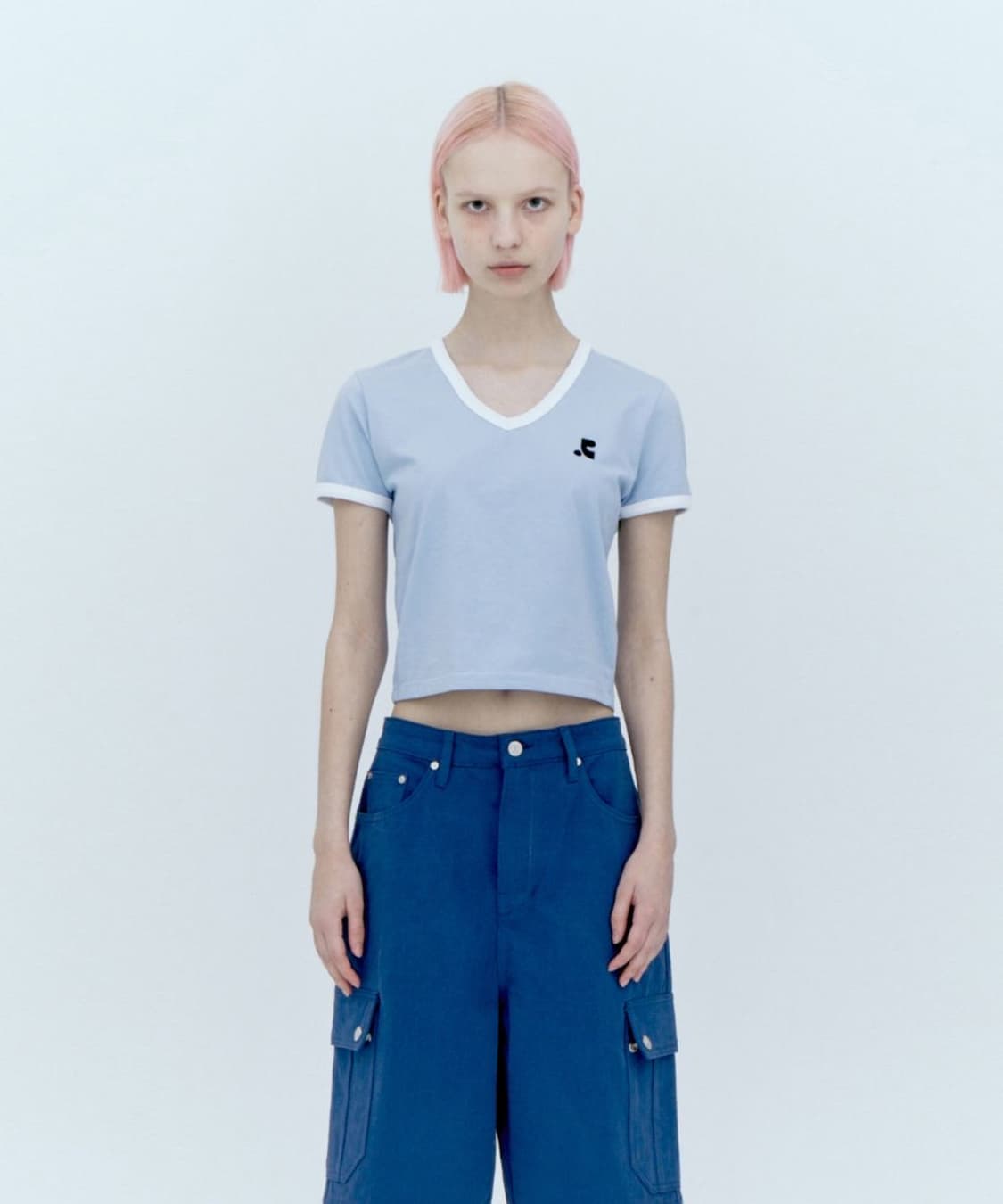 레스트앤레크레이션 브이넥 링거티 상품이미지1