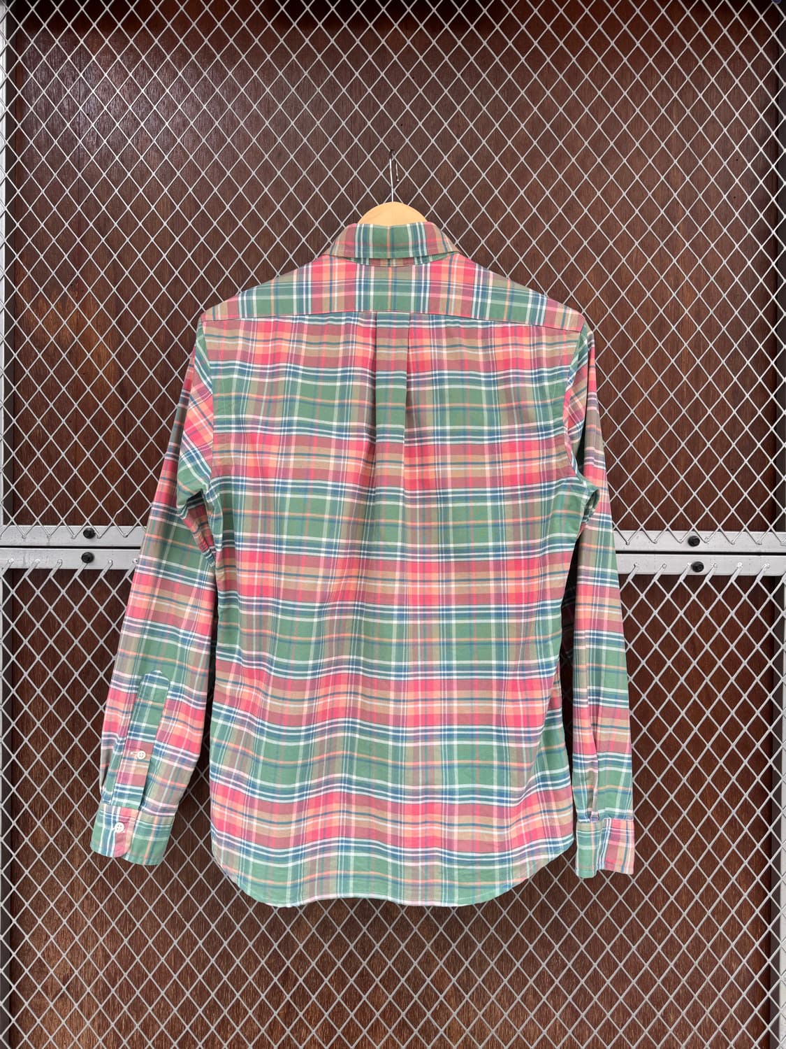 폴로 랄프로렌 체크 커스텀핏 코튼 셔츠 빈티지 난방 셔츠 S 상품이미지4