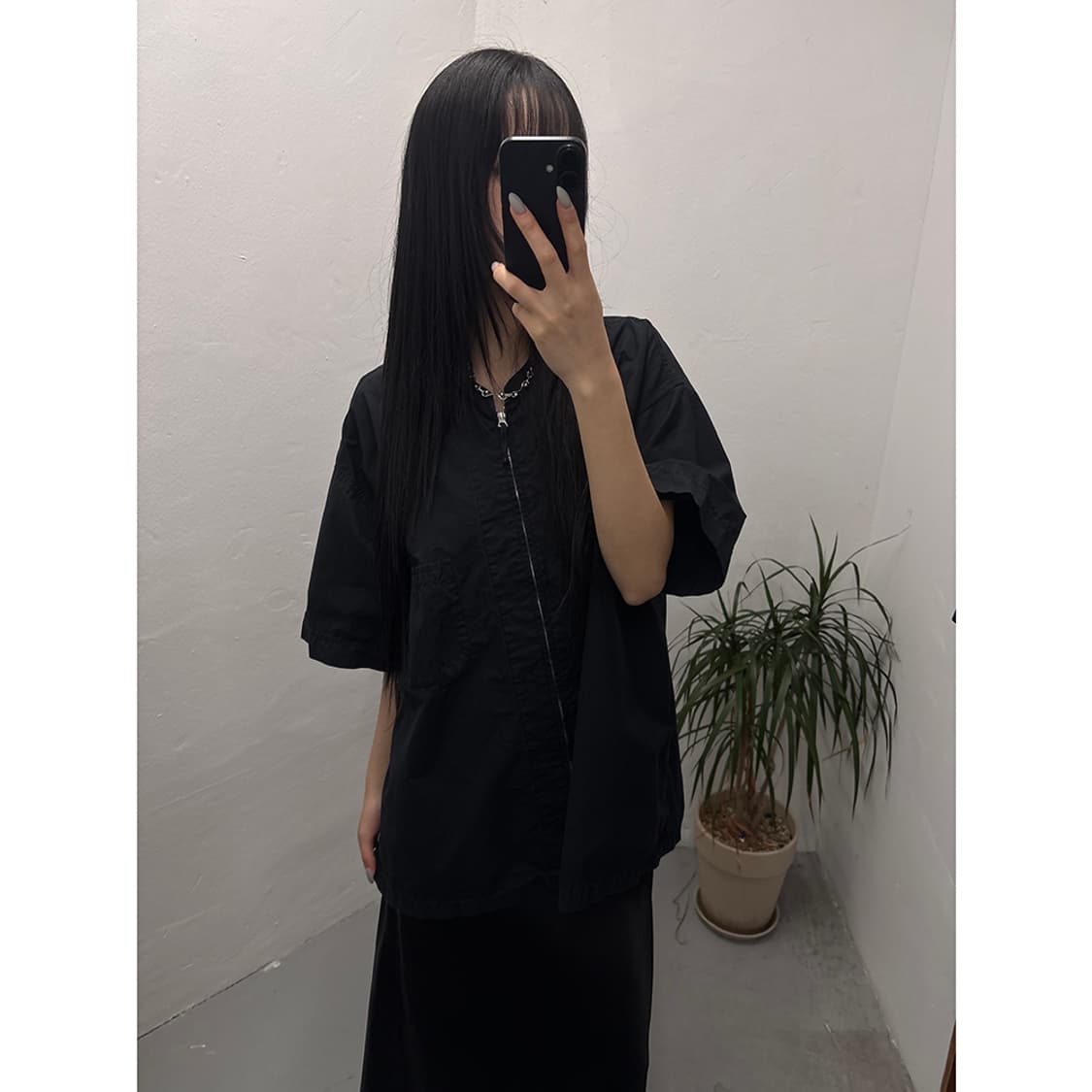 HINSON Zip S/S Shirt 상품이미지2