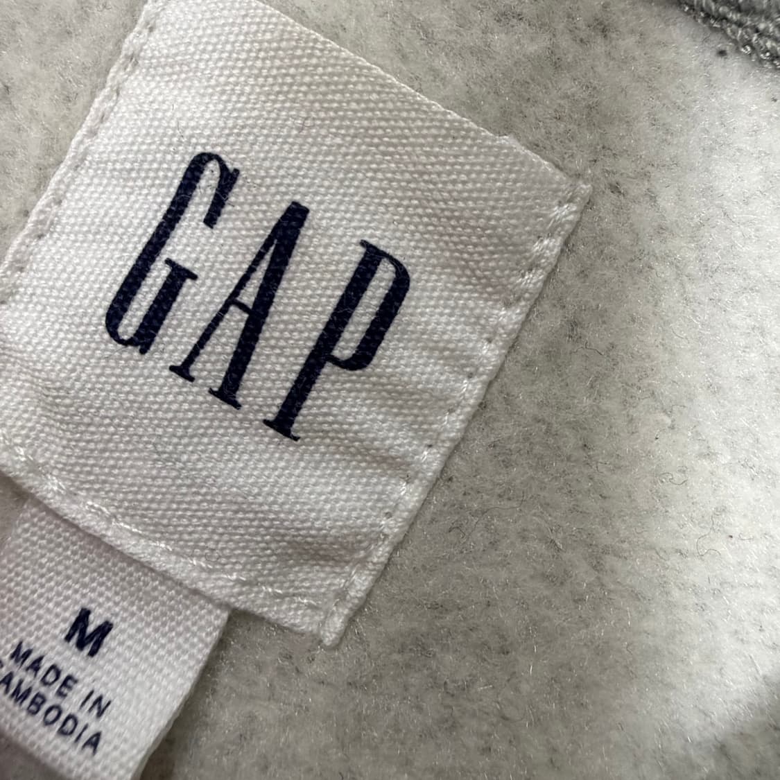 갭 그레이 후드집업 m 상품이미지3