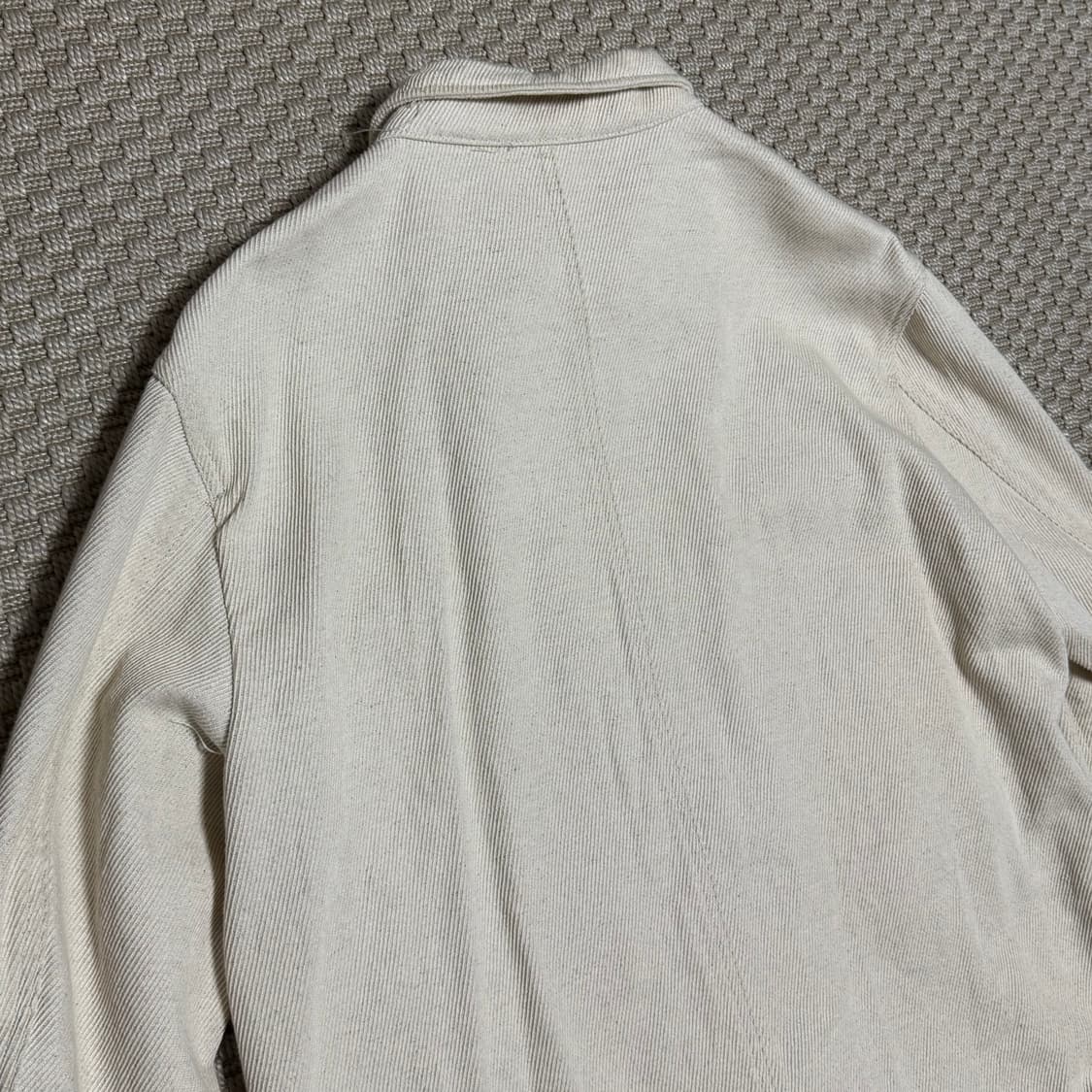Zara 자라 포켓 데님 셔츠 자켓 아이보리 상품이미지4