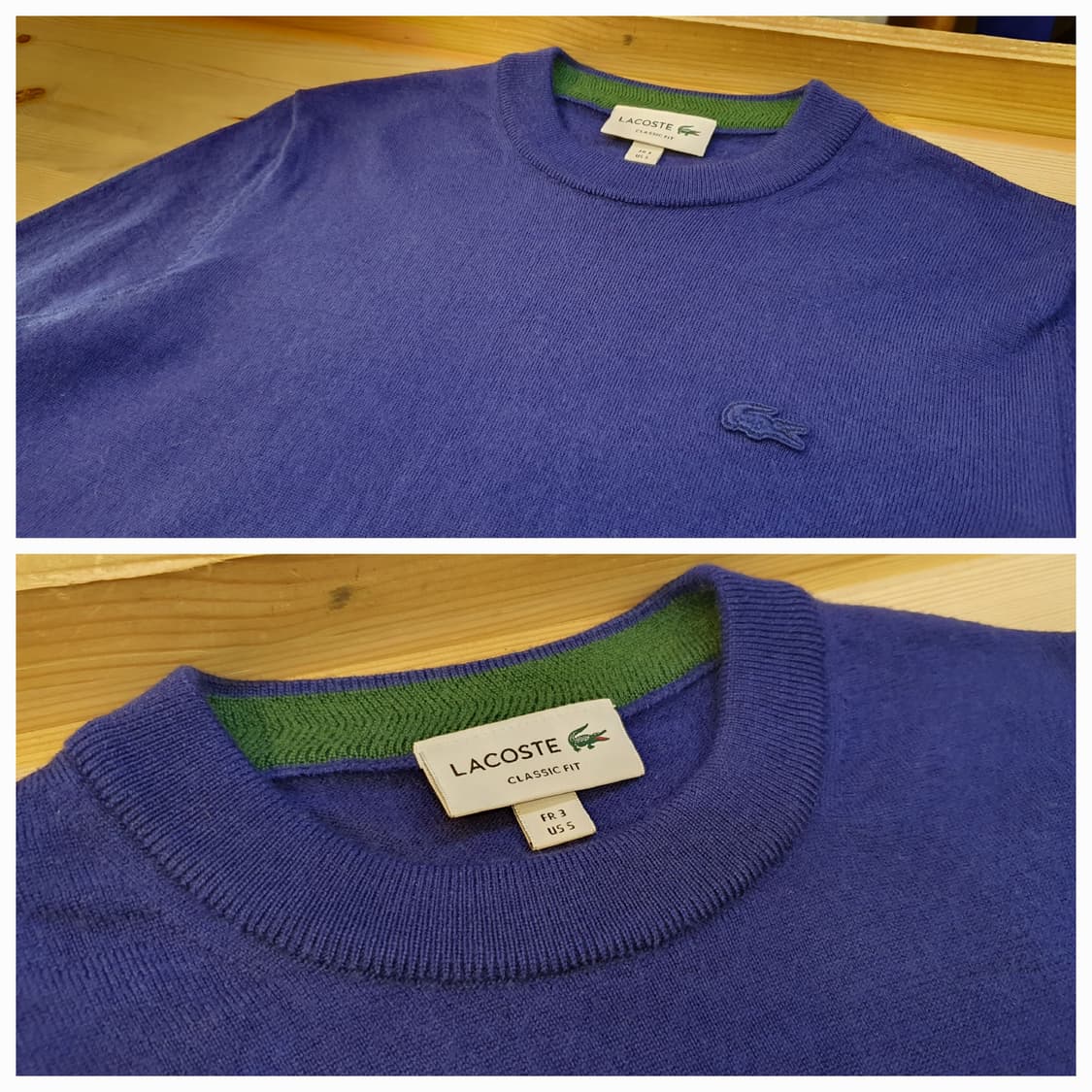 55.라코스테 울 라운드니트 상품이미지3
