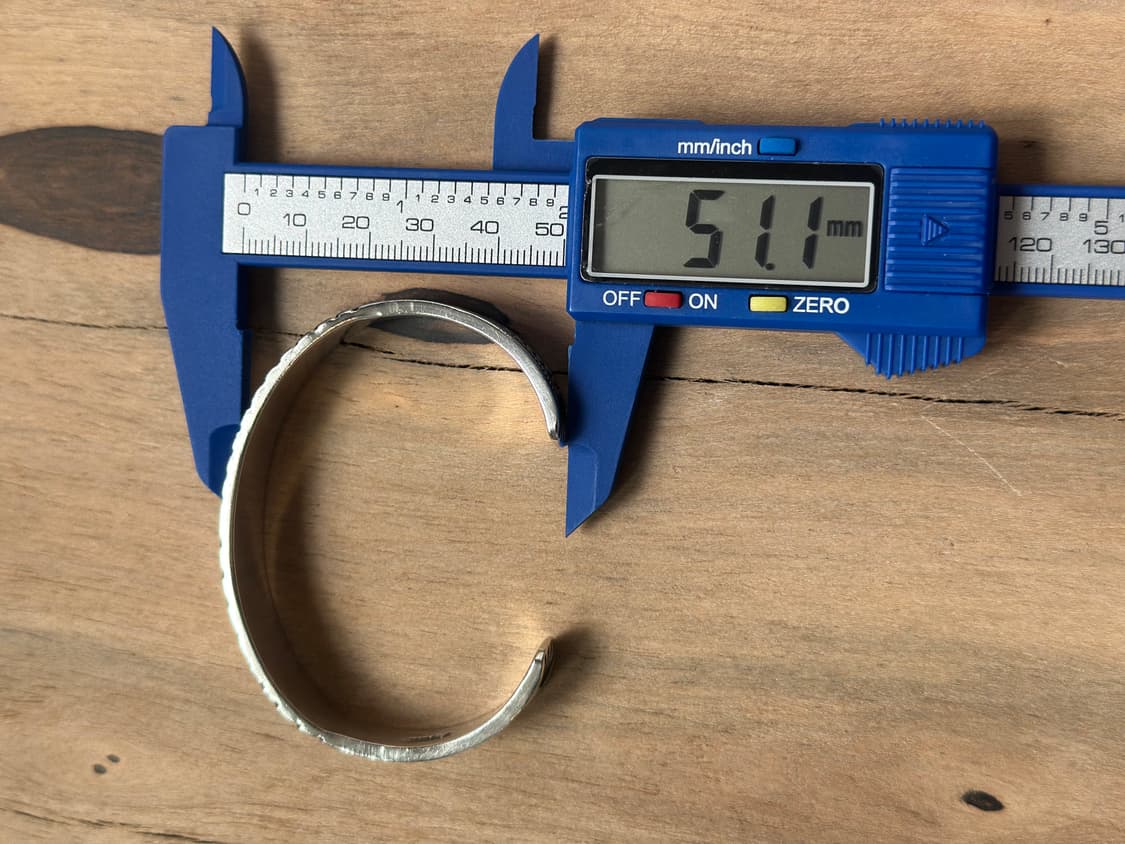 [네이티브 아메리칸] Jerrold Tahe 스탬프 헤비 커프 상품이미지8