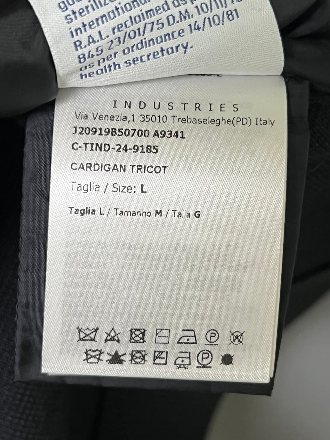 [정품] 24FW / L 몽클레어 니트패딩 블랙 상품이미지3