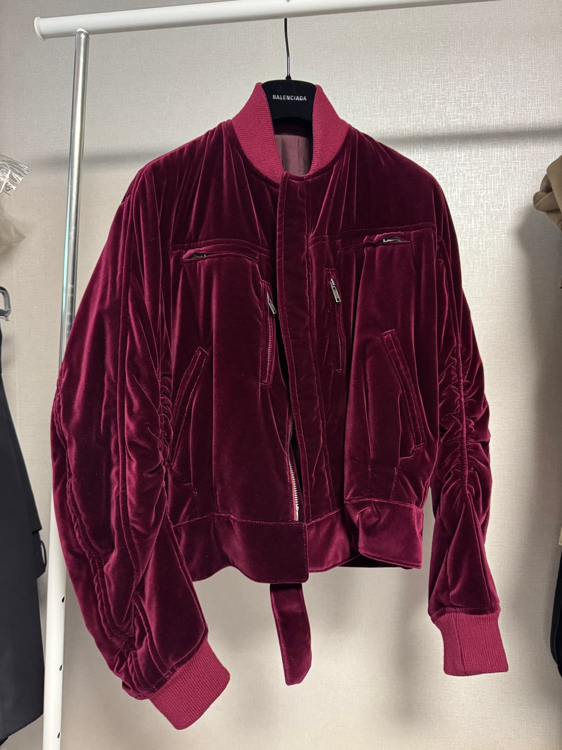 M) 하이더아커만 벨벳 봄버 자켓 상품이미지1