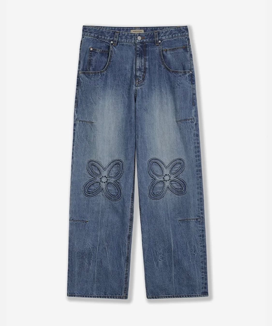 마틴플랜 Cycla Crinkle Denim Pants - M.BLUE 상품이미지1