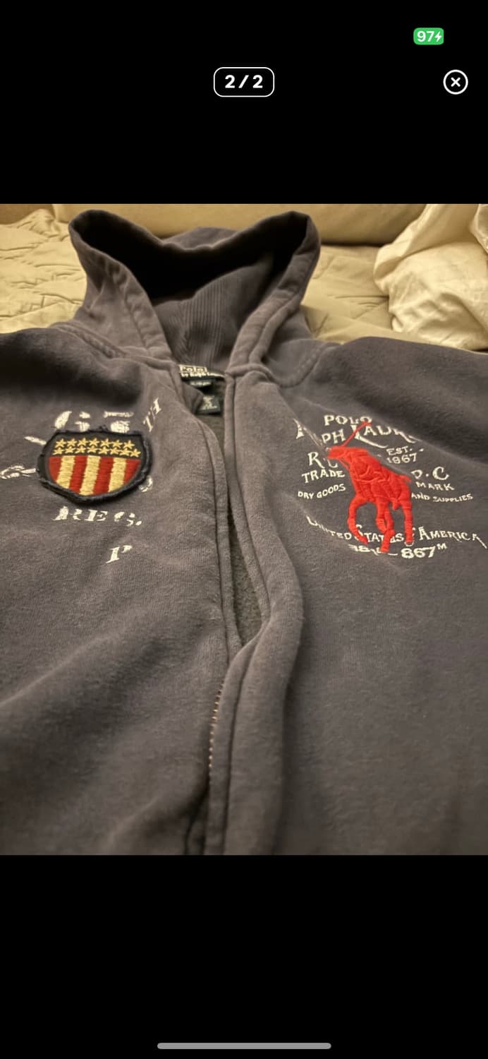 폴로 빅포니 후드집업L 상품이미지1