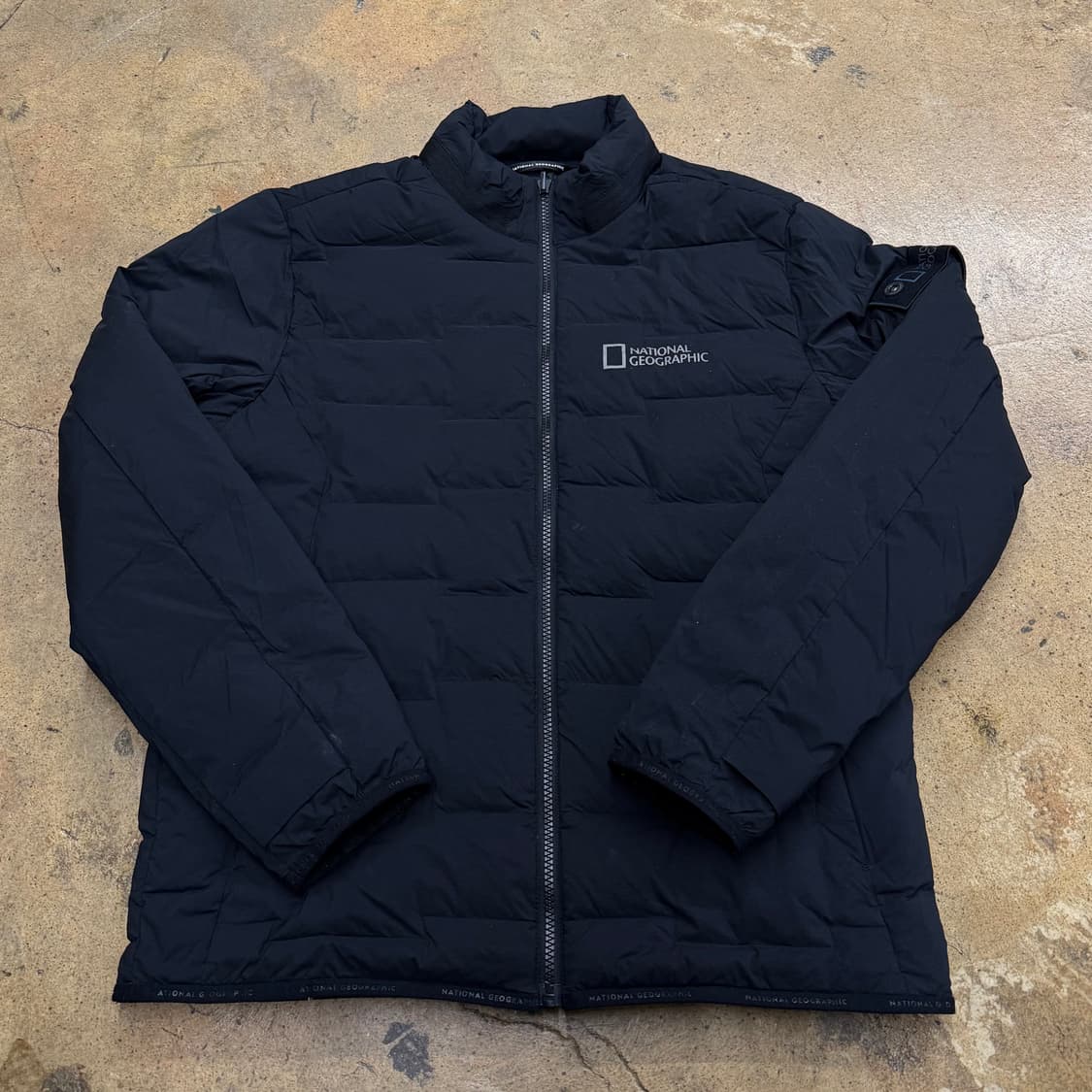 [정품/M] 내셔널지오그래픽 블랙 패딩 자켓 b17 상품이미지2