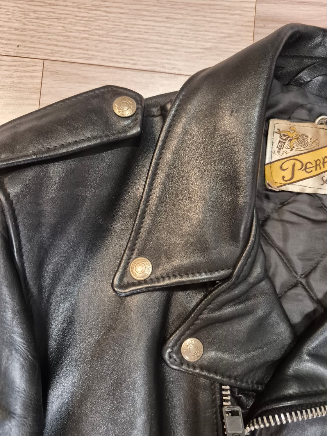 schott618 쇼트 퍼펙토 라이더 자켓 38 사이즈 상품이미지8