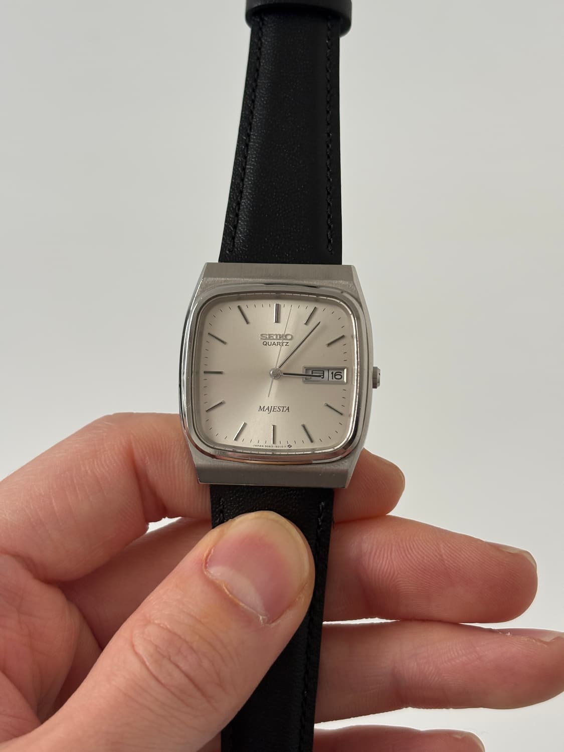 1980s Majesta Champagne Silver Quartz 상품이미지1