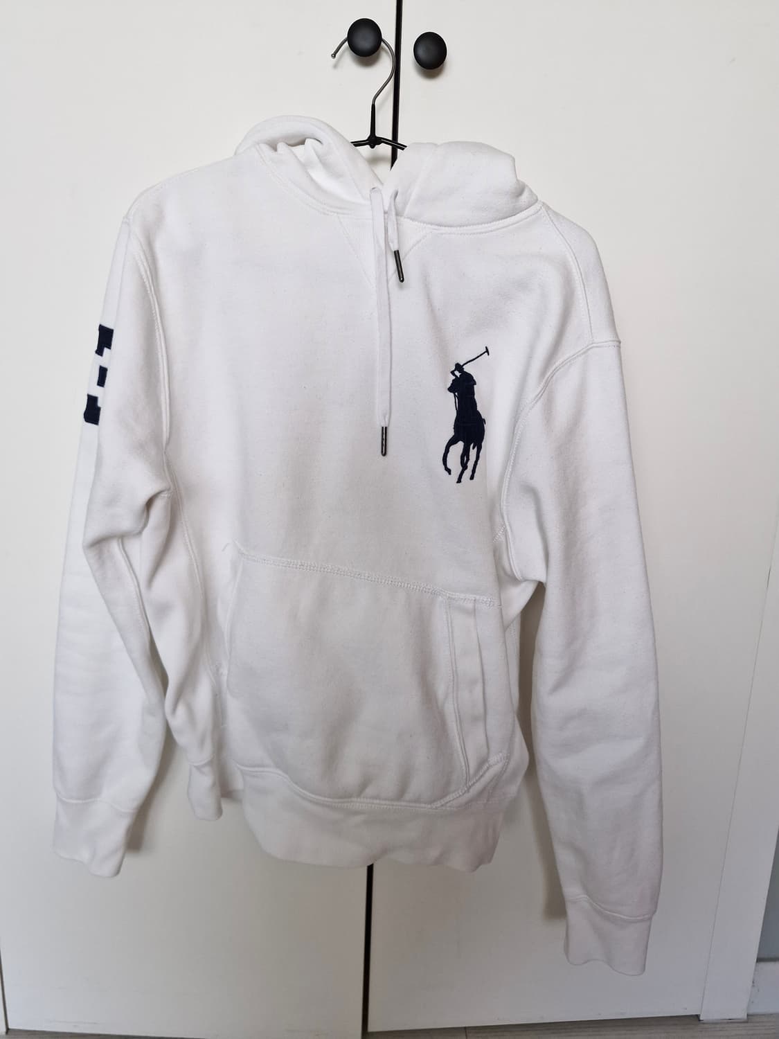 폴로 랄프로렌 빅포니 후드티 화이트색상 상품이미지1