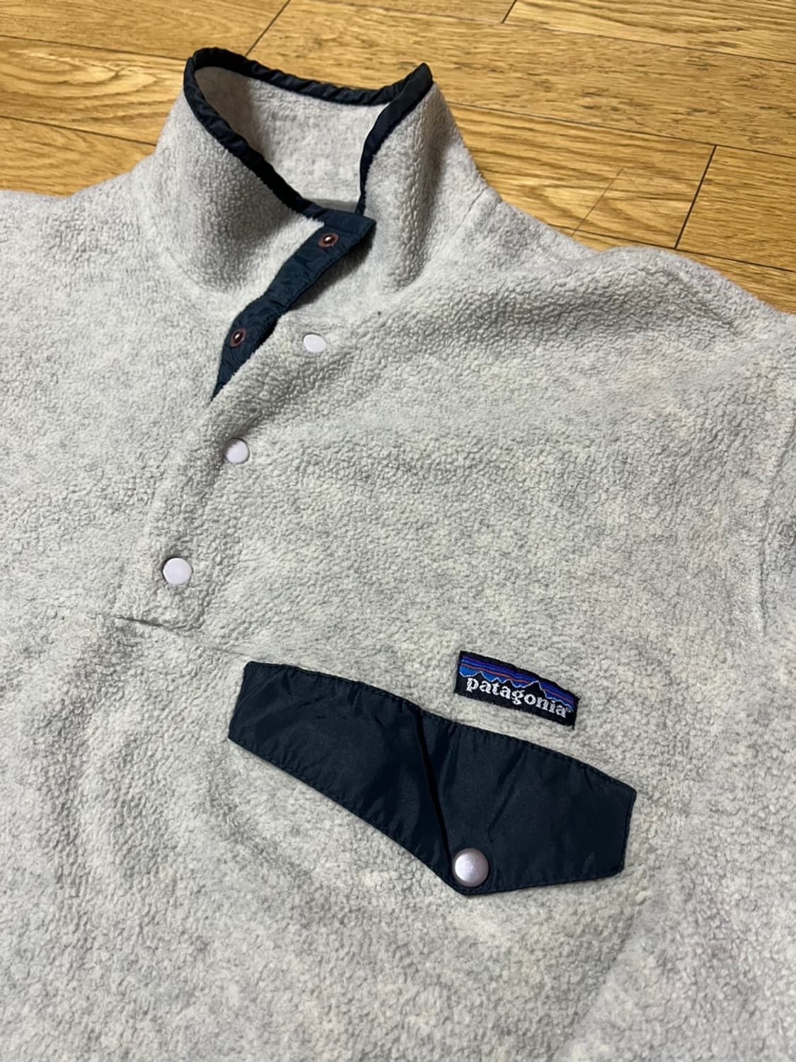 얼드 빈티지 파타고니아 신칠라 헤비웨이트 오트밀 그린  상품이미지3