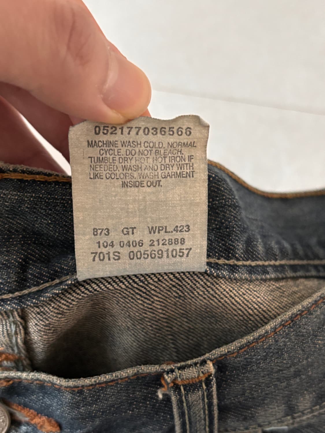 더티 페이드 끝판왕 / Levi’s 569 / 34x32 상품이미지5