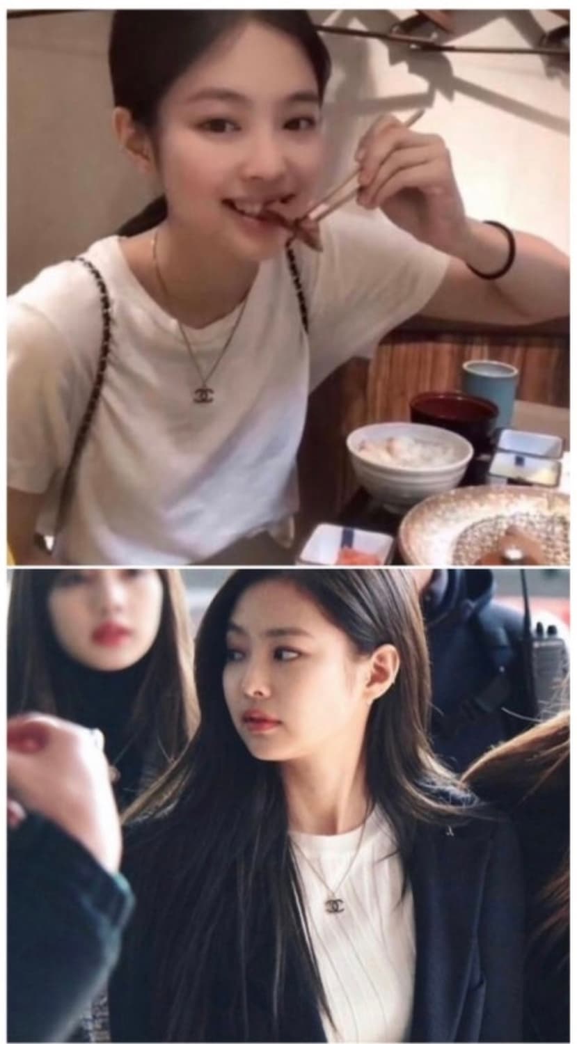 정품 샤넬 제니 CC 로고 실버 에폭시 목걸이 상품이미지6