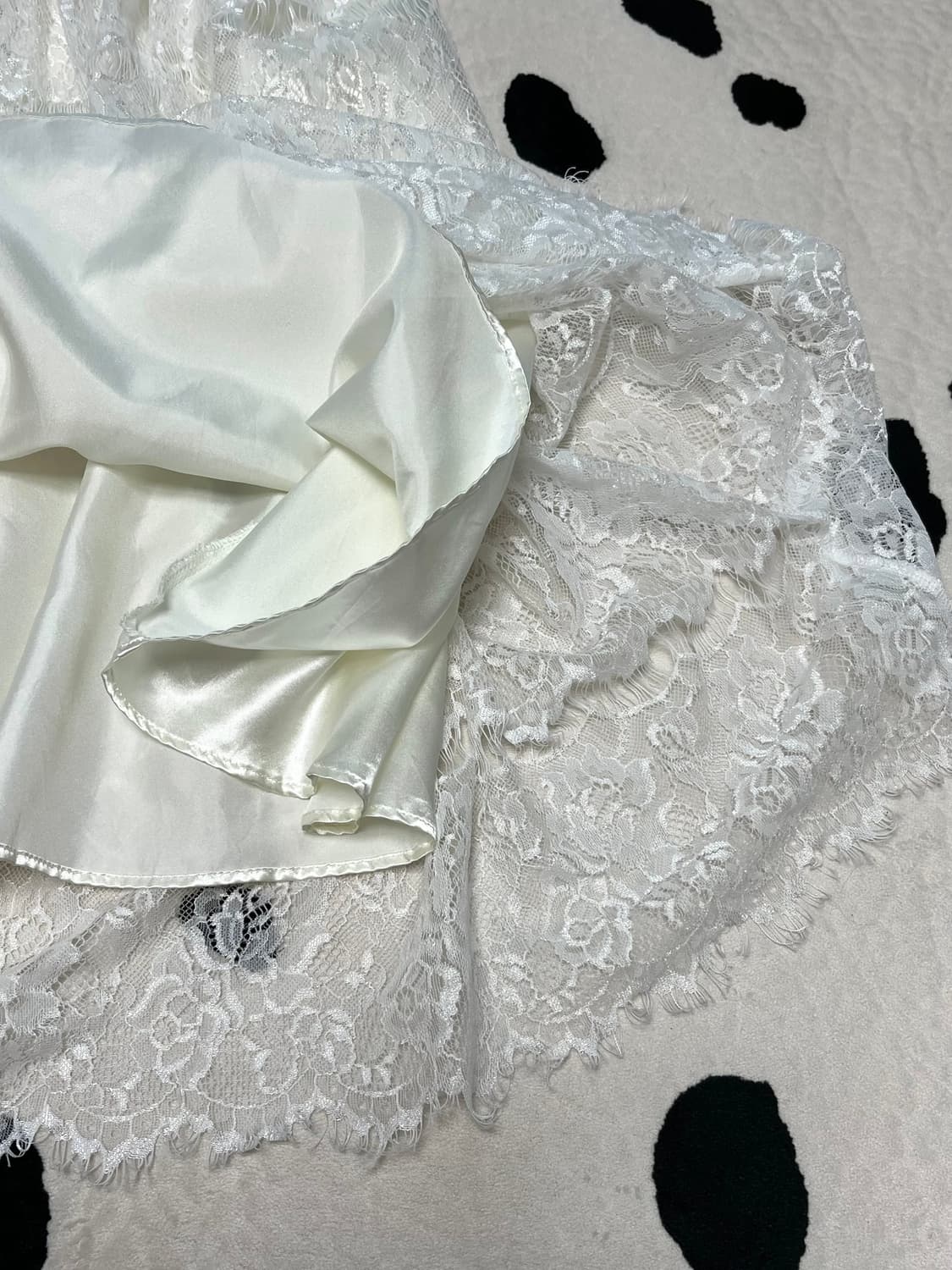 vintage laced long skirt 상품이미지3