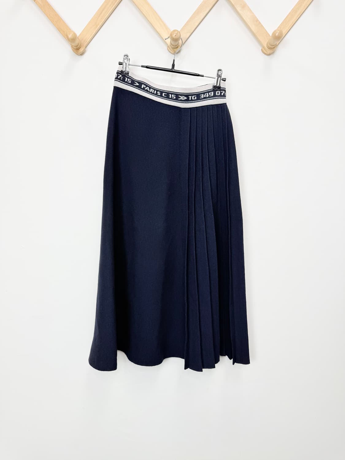 한섬 톰그레이하운드 니트 플리츠 스커트 상품이미지1