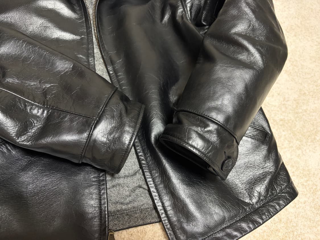 곤조2 가죽자켓 / 곤조티비x아카펠라클로딩 자켓 판매 상품이미지10