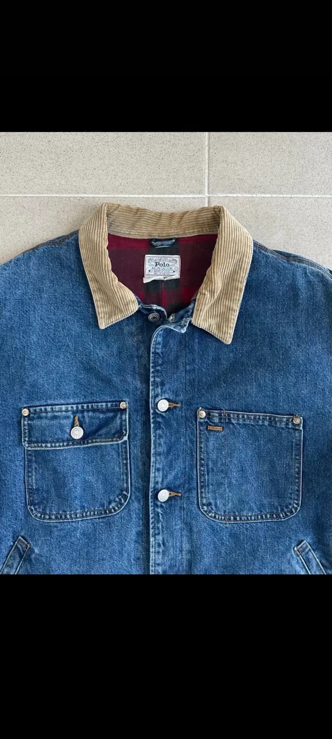 90s 빈티지 폴로 덩가리 자켓 L 상품이미지3