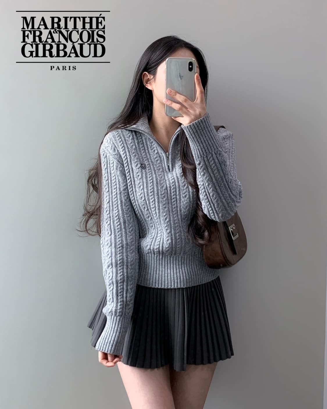 마리떼 프랑소와 저버 반집업 니트 상품이미지2