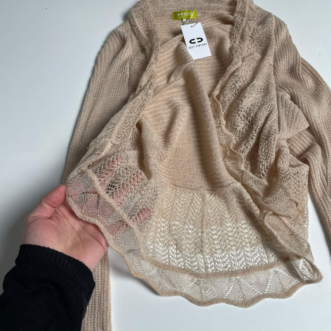 히로코 코시노 트리코 레이스 가디건 상품이미지5