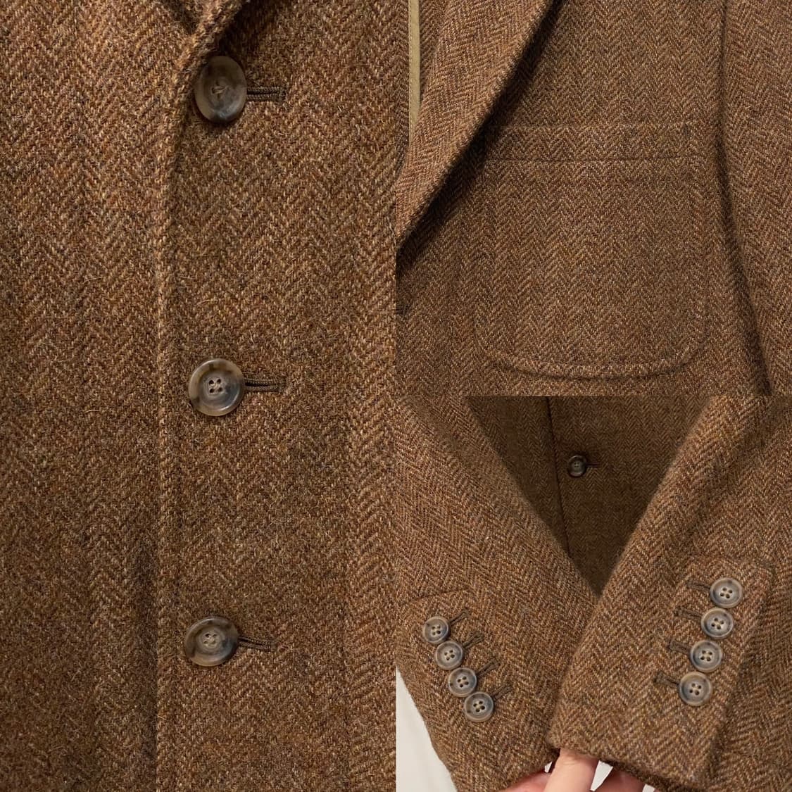 폴로 럭비 랄프로렌 헤링본 울 블레이저 상품이미지5