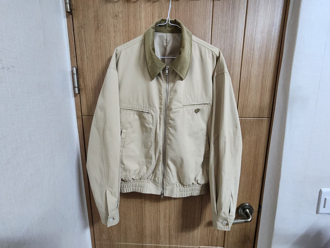 (M)인템포무드 코듀로이 카라 루프 포켓 워크 재킷 상품이미지1