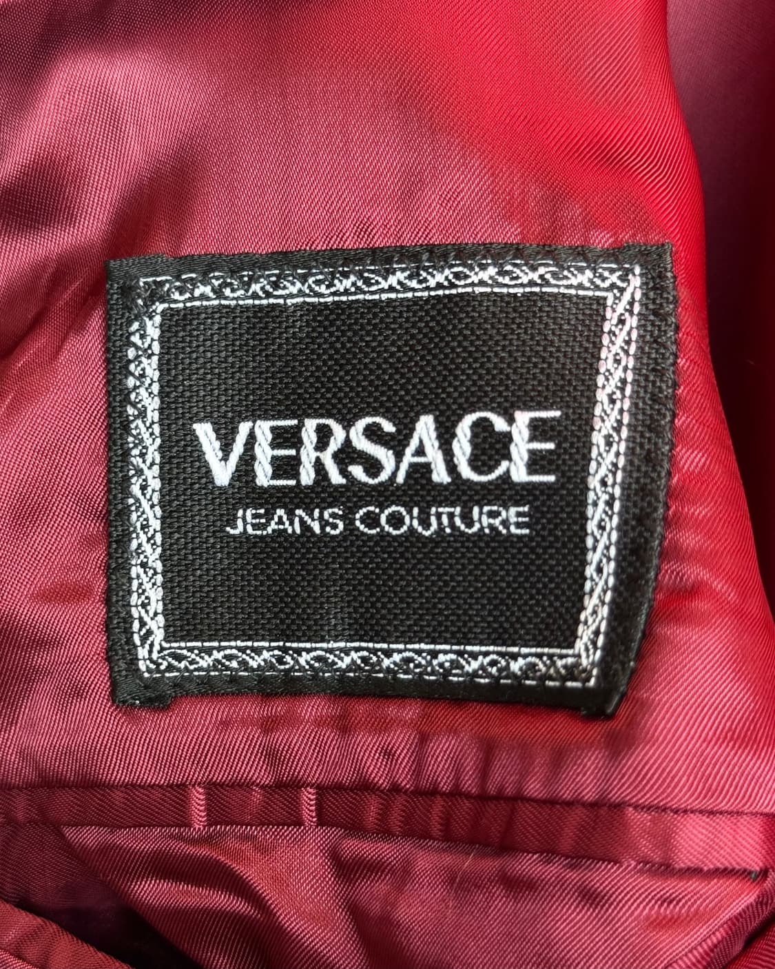 VERSACE corduroy button point red blazer 상품이미지8