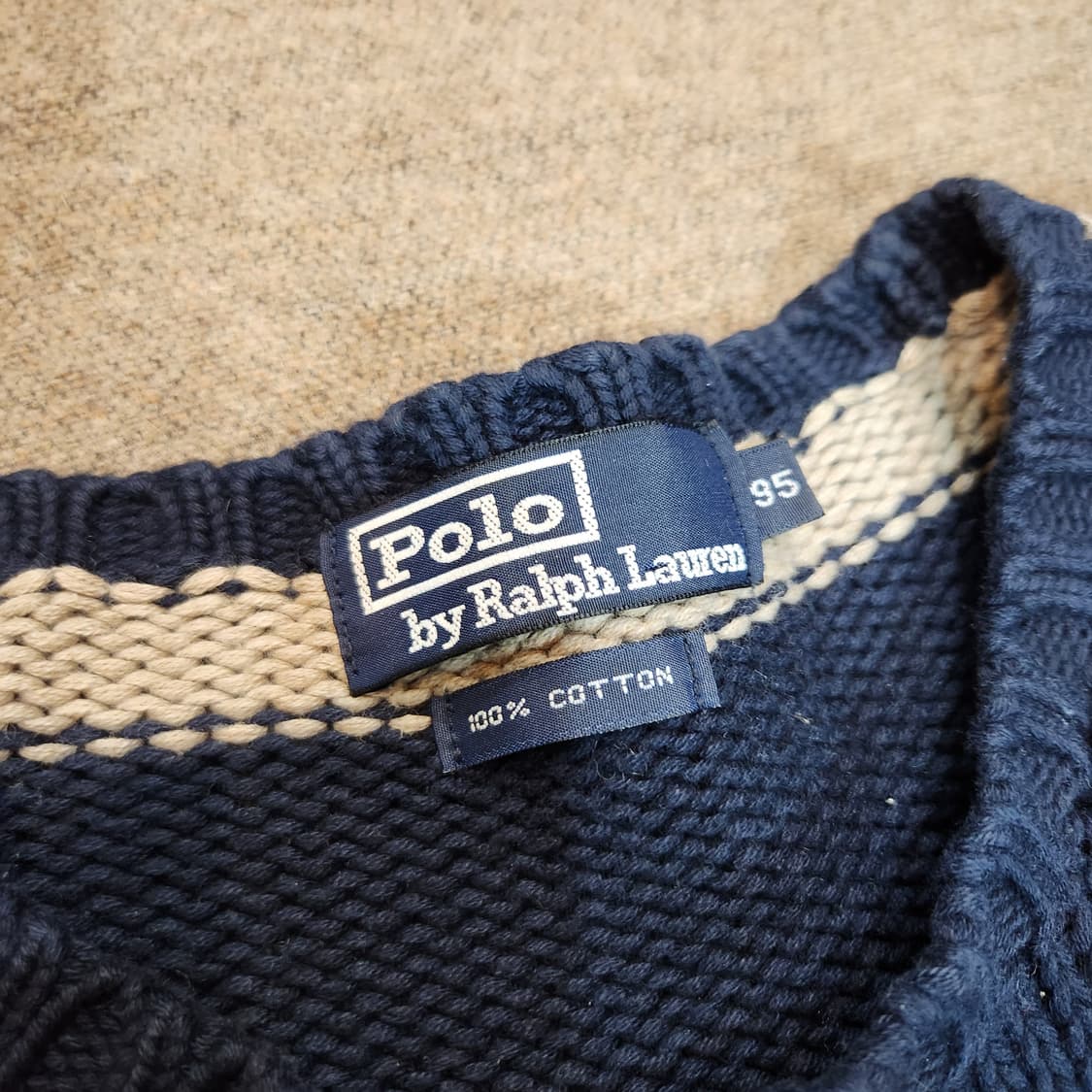 폴로랄프로렌 00s 코튼 니트 M~L 상품이미지3