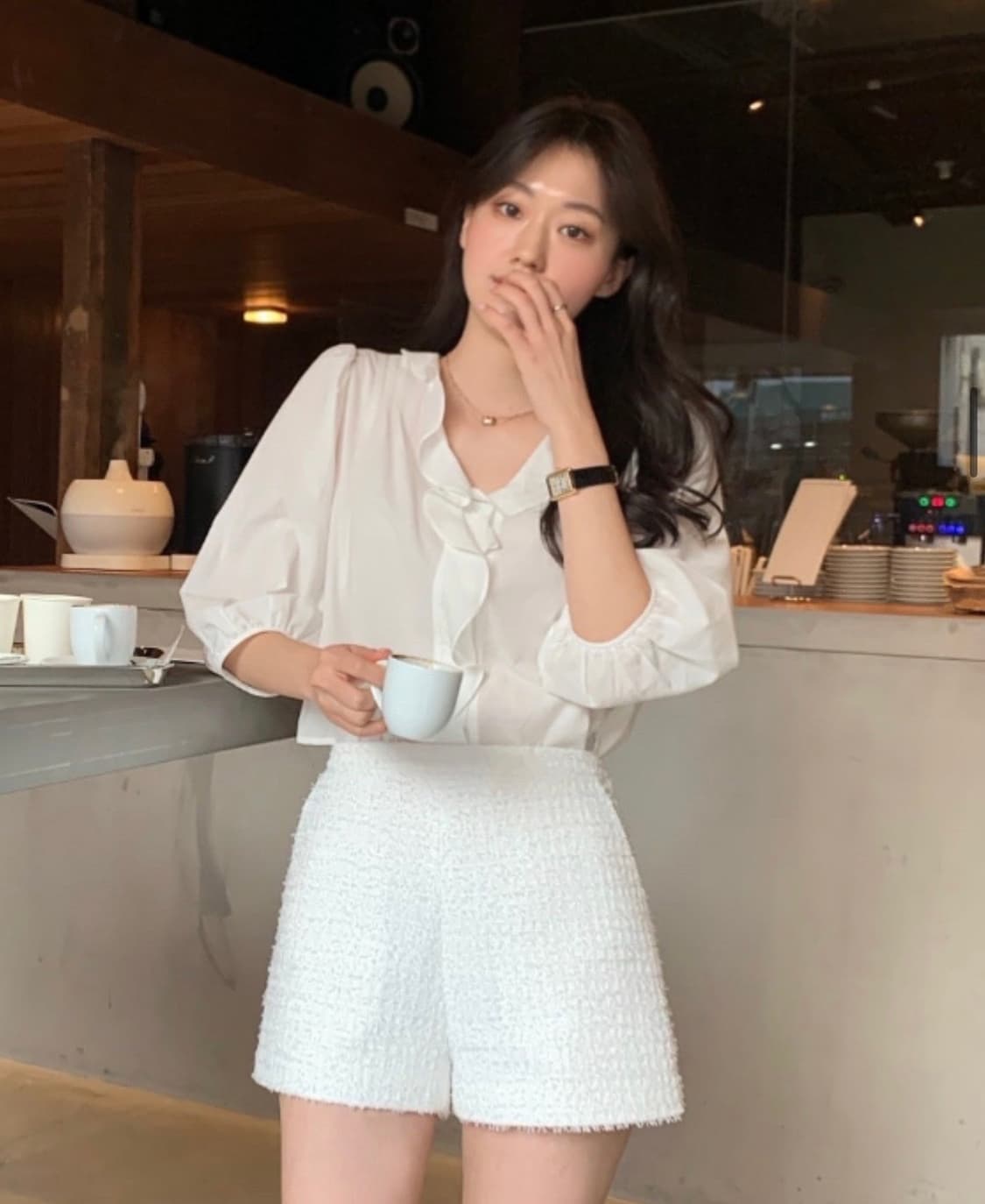 (새상품) 르플레인 글로리 블라우스 상품이미지2