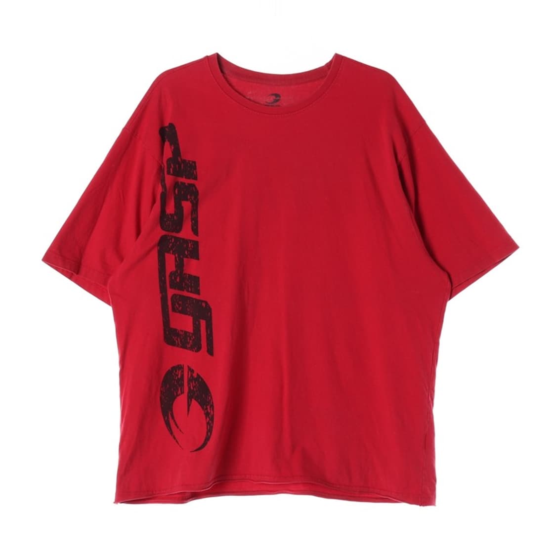 GASP 빅로고 그래픽 반팔 티셔츠 레드 L 상품이미지1