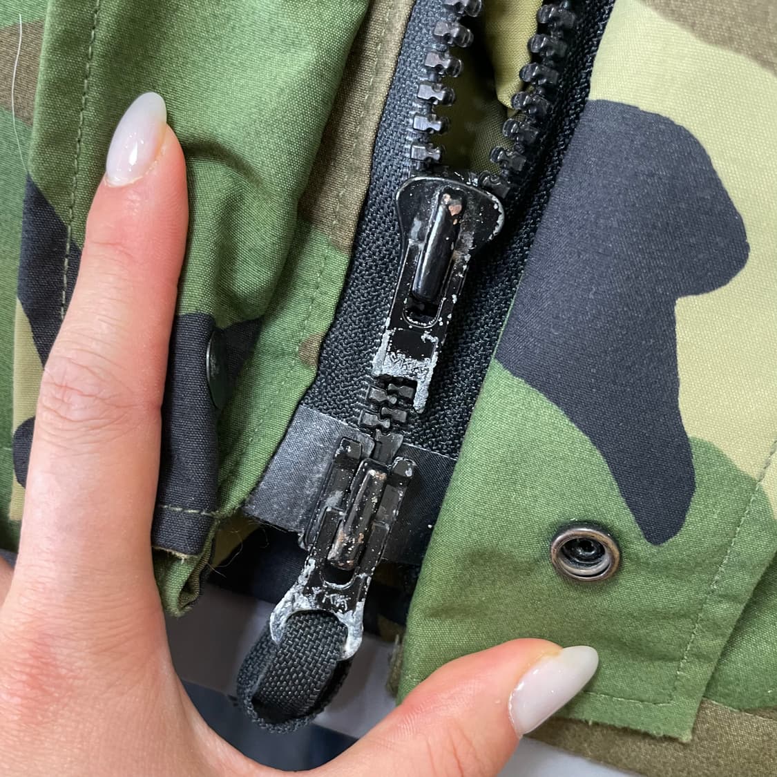 (100) USA ARMY 오리지널 우드랜드 1세대 고어텍스 파카 상품이미지7