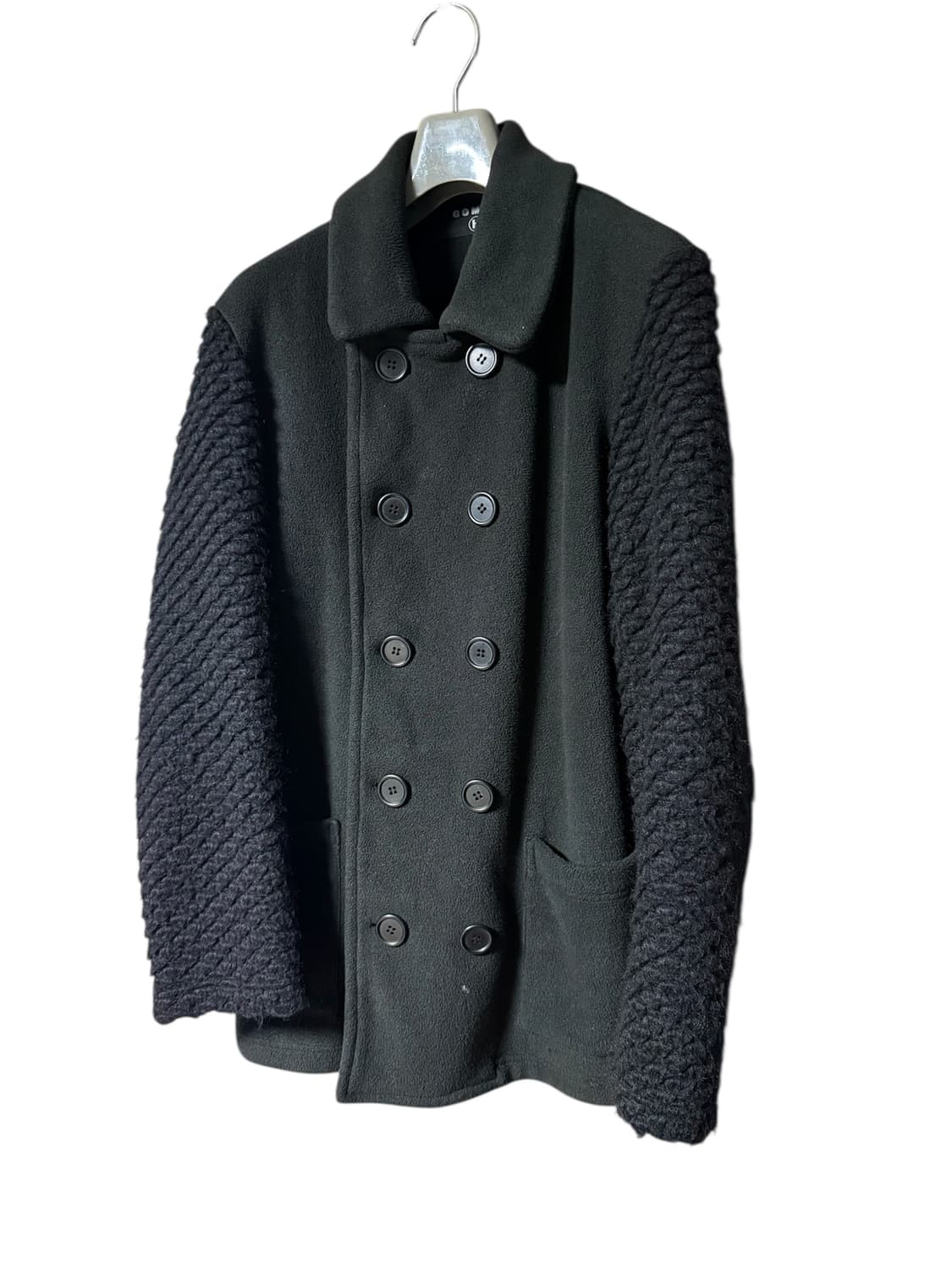 고무 옴므 디테일 피코트 상품이미지1