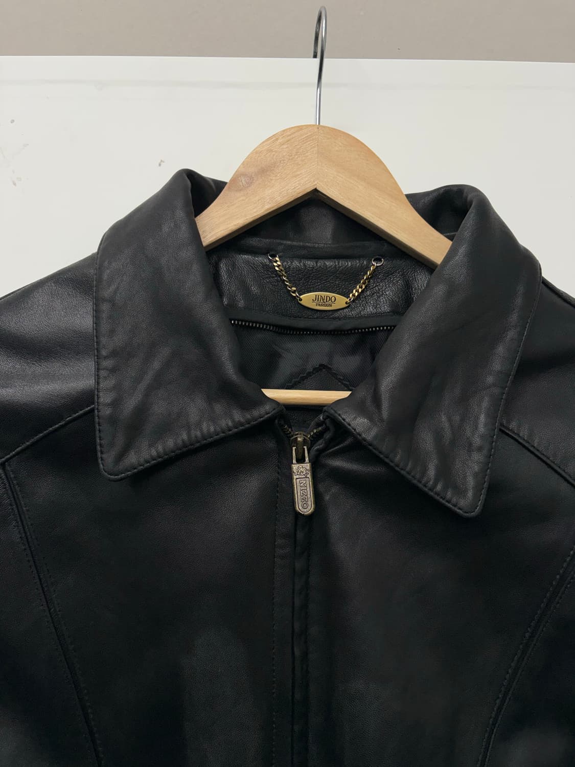 리얼래더 양가죽 봄버 자켓 상품이미지4