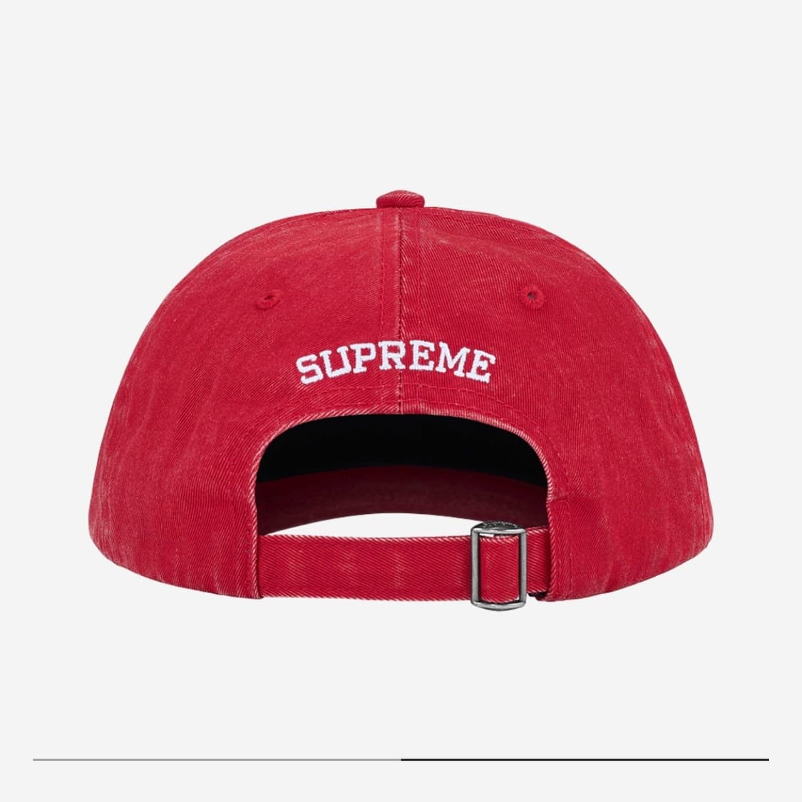 Supreme License Plate 6-Panel Red - 25SS 상품이미지2
