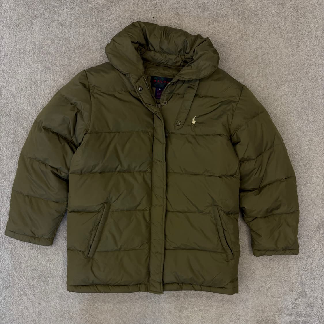 폴로 랄프로렌 카키 덕다운 패딩 상품이미지3