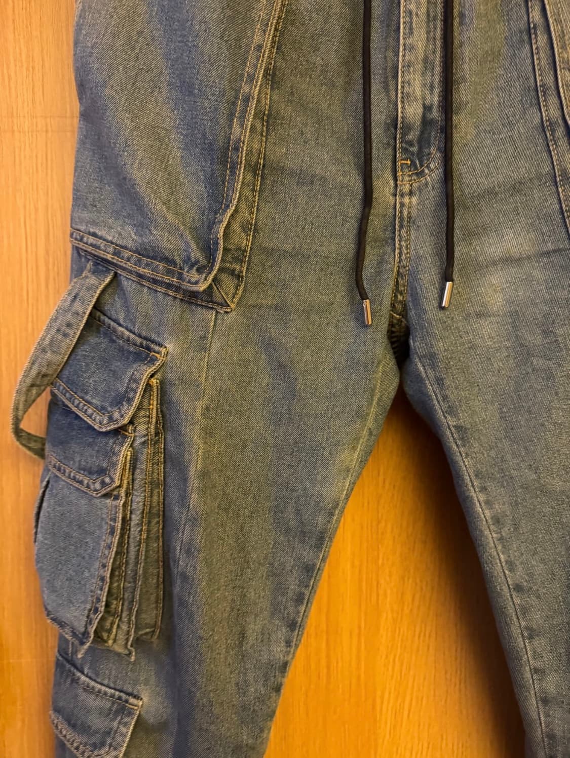 준지 카고 조거 데님 팬츠 46 상품이미지3