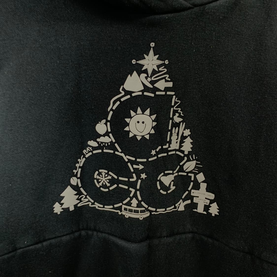 나이키 acg 빅로고 블랙 후드티 상품이미지4