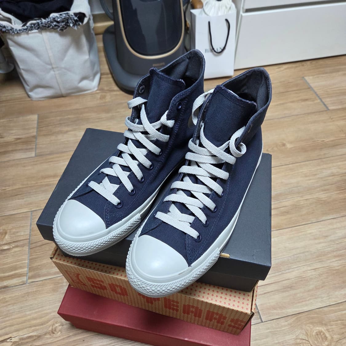 260 컨버스 X 나나미카 올스타 하이 고어텍스 다크네이비 / 방수 상품이미지2