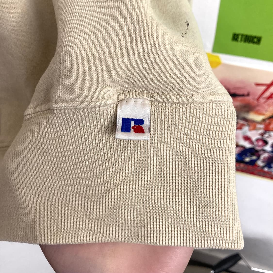 90‘s 러셀 맨투맨 ‘오프화이트‘ 상품이미지3