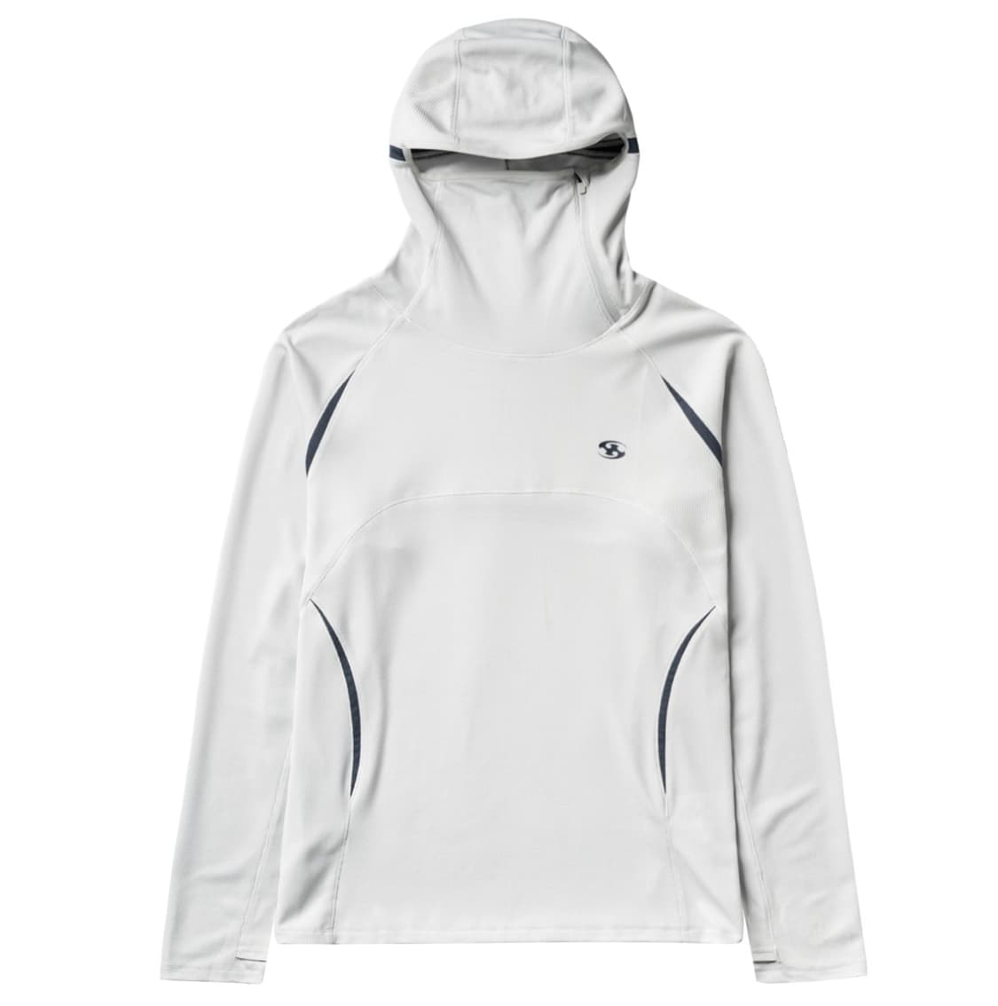 산산기어 SLIM HOODIE LONG SLEEVES LIGHT GREY 상품이미지1