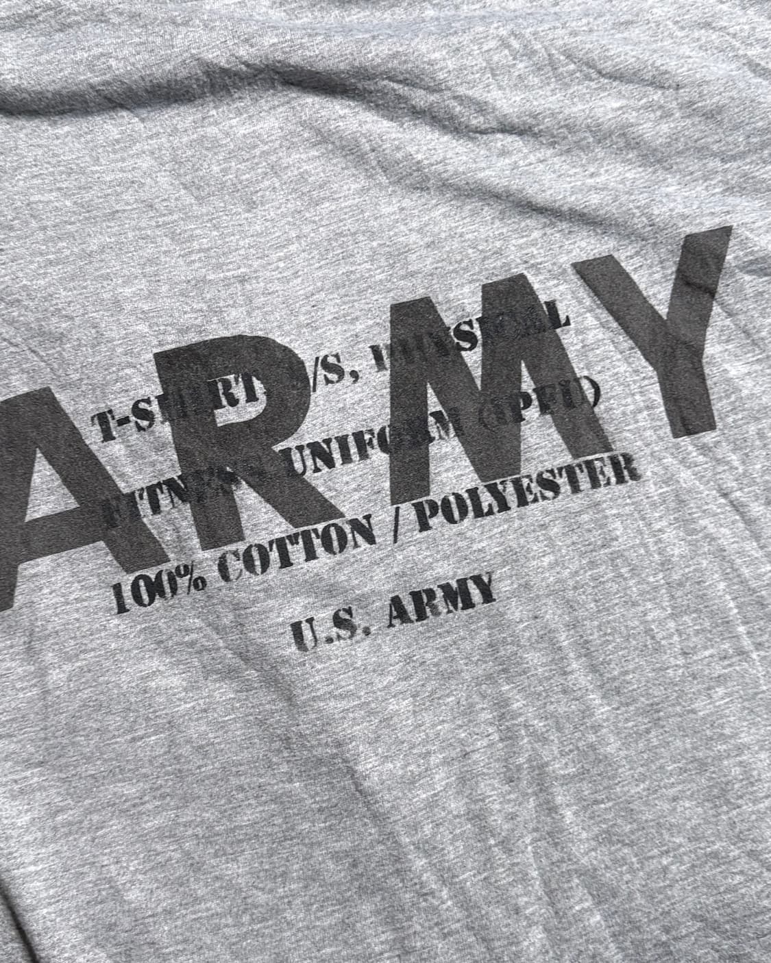 U.S Army 'Spec.' 스텐실 IPFU 티셔츠 L 상품이미지3