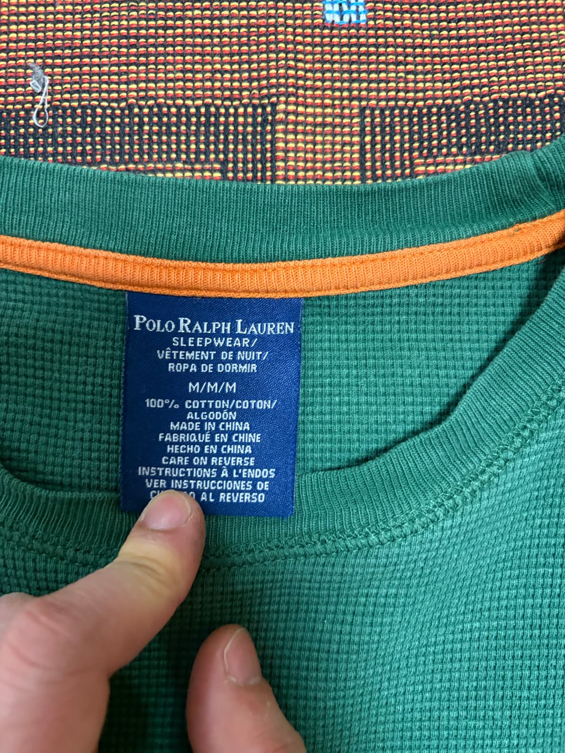 M) 폴로 랄프로렌 와플티 그린 상품이미지4