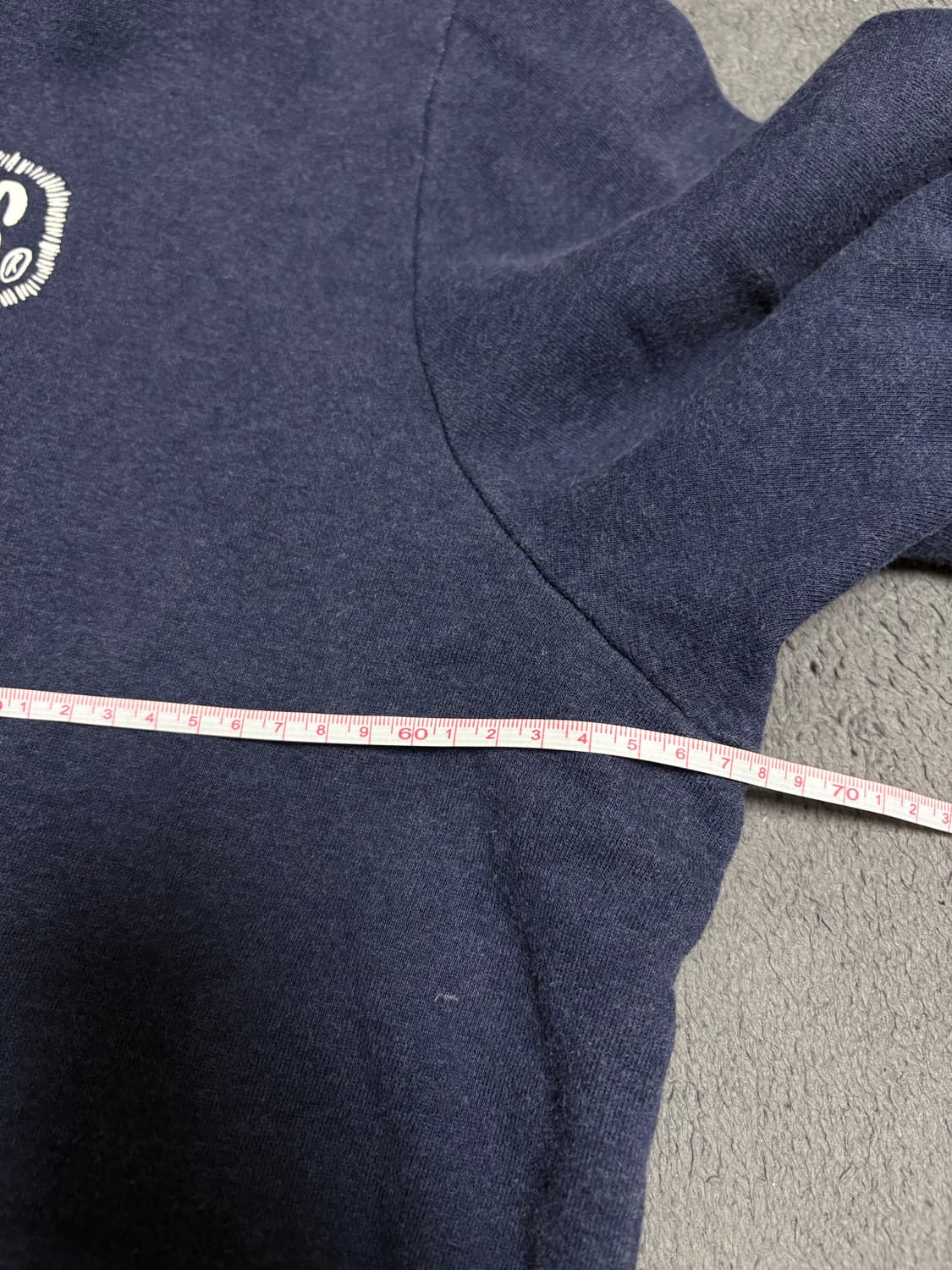 (XXL) 데우스 엑스 마키나 네이비 로고 후드 상품이미지6