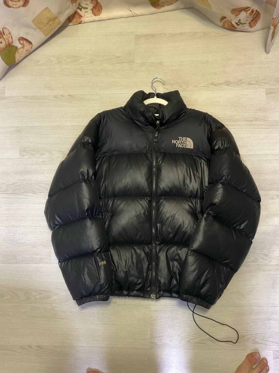 노스페이스 눕시 700 블랙 패딩 M 상품이미지1