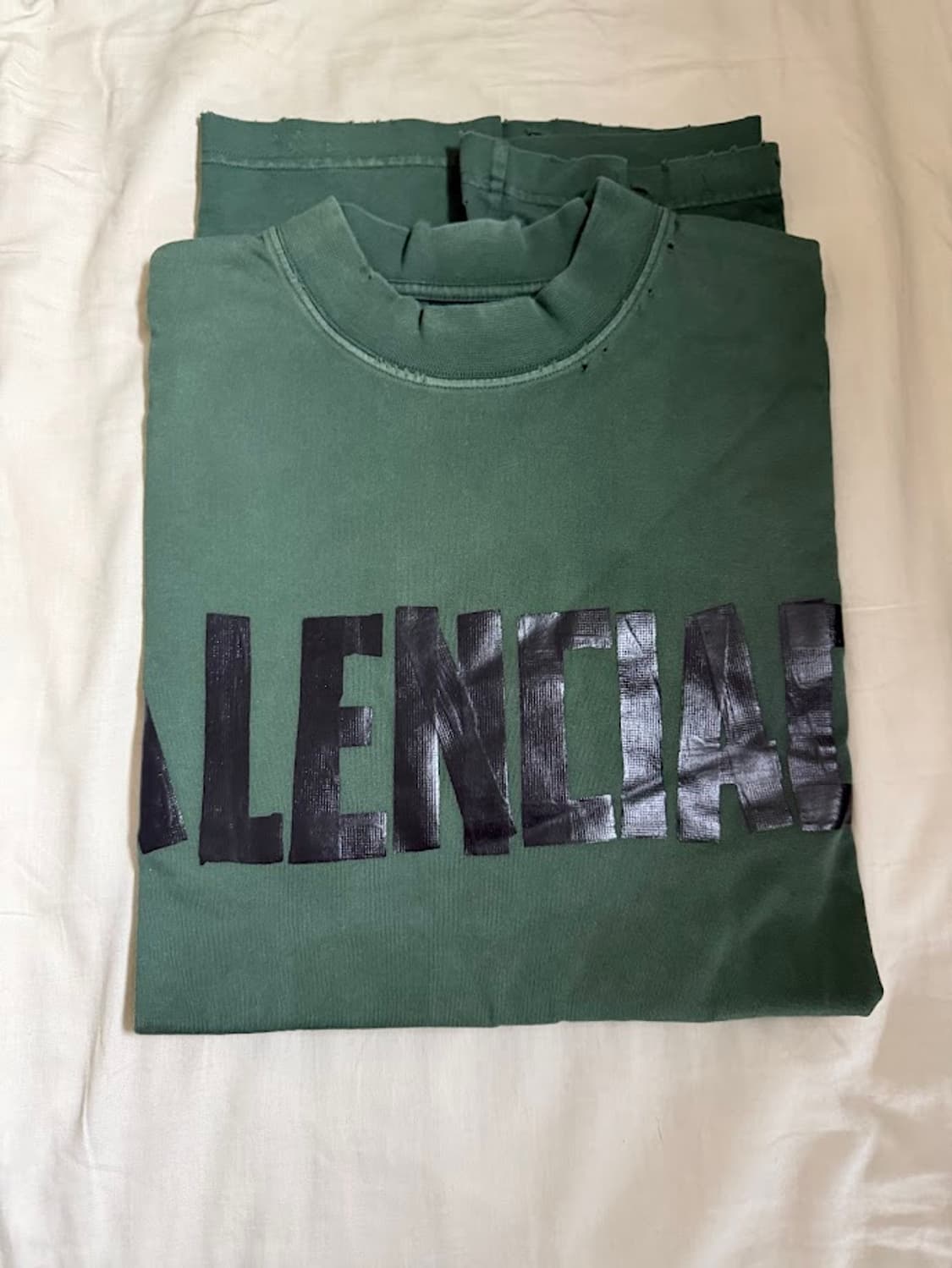 발렌시아가 테이프 타입 반팔티 상품이미지3