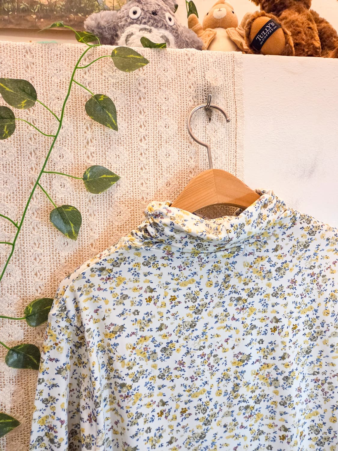 잔꽃 목폴라 슬리브 상품이미지5