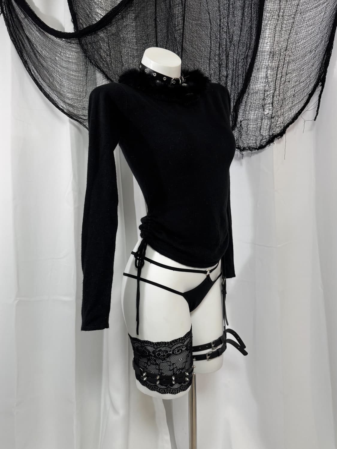 fur shirring knit 상품이미지1