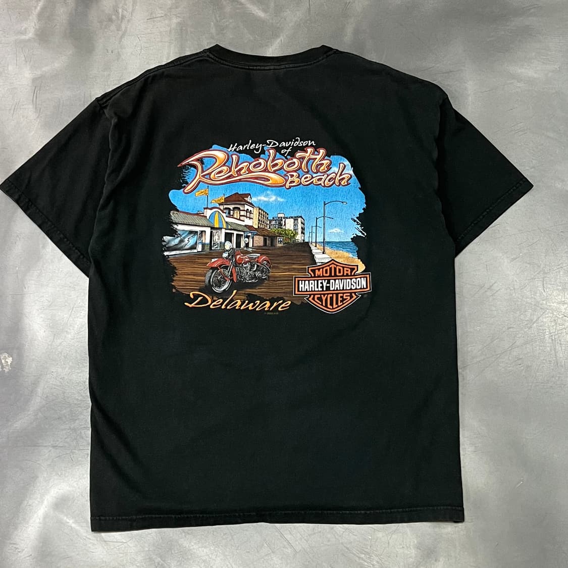  USA 할리데이비슨 그래픽 포켓 반팔티 y15687 상품이미지2