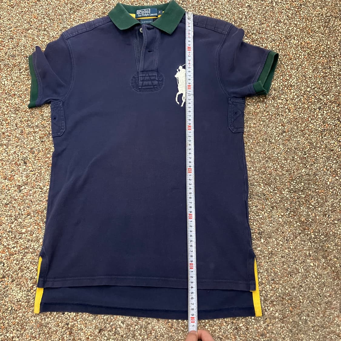 659 폴로 빅폰 카라 반팔 pk 네이비배색 상품이미지6