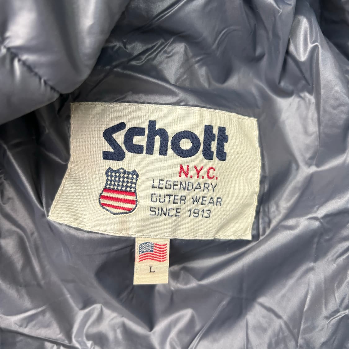 쇼트 그레이 유광 패딩 자켓 L 상품이미지8